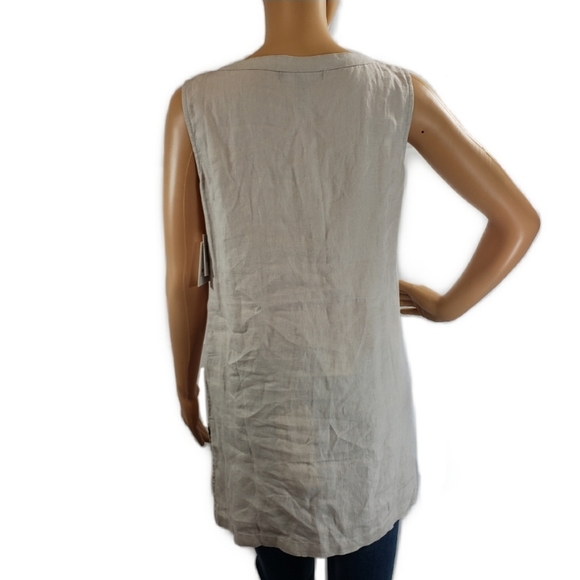 Ellen Tracy Linen Tunic - Picture 3 of 5